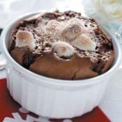 Hot Chocolate Souffles Recipe