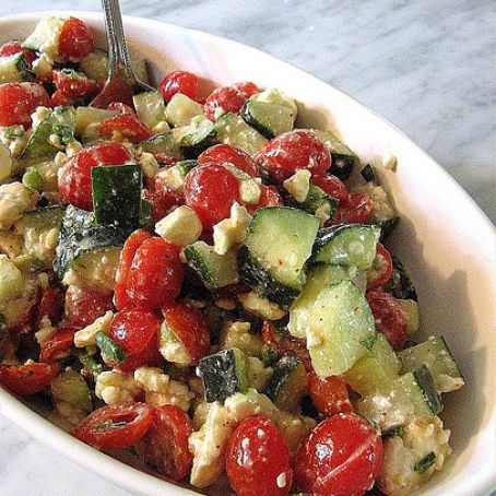 Cucumber Tomato Salad with Feta