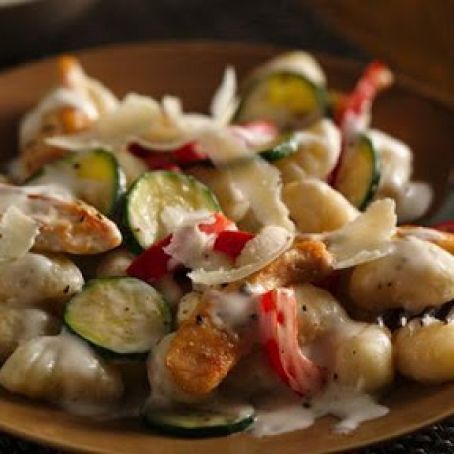 Easy Chicken Vegetable Alfredo