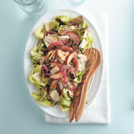 Warm chicken and apple Salad