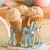 Peach-and-Toasted Pecan Ice Cream
