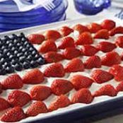 Patriotic Flag Cake
