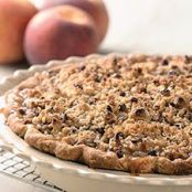 Peach Streusel Pie