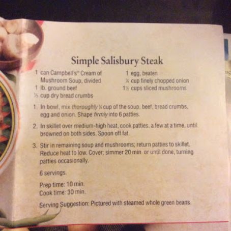 Simple Salisbury Steak