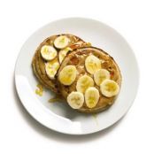 Waffles with Nut Butter and Bananas