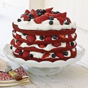Red, White, and Blue Cake