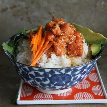 Spicy Salmon Sushi Bowl