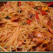 Shrimp, Sausage & Spaghetti