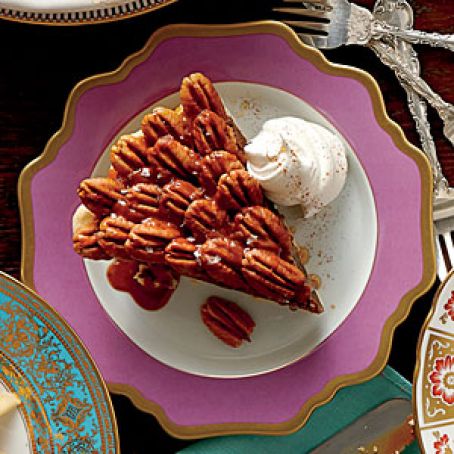 Salted Caramel-Chocolate Pecan Pie