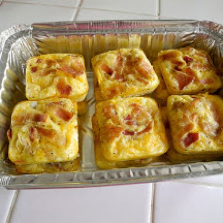 Mini Bacon & Cheese Frittatas