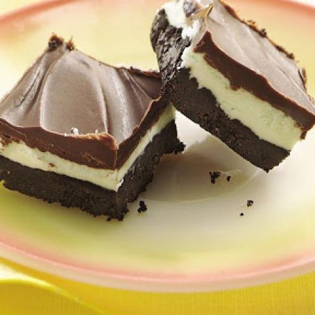 No-Bake After-Dinner Mint Bars