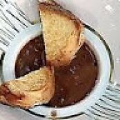 Mascarpone Brioche Sandwiches with Chocolate Soup