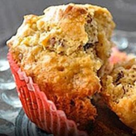 Banana Coconut Pecan Muffins