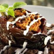 CHILES ANCHOS RELLENOS DE CHICHARRON PRENSADO