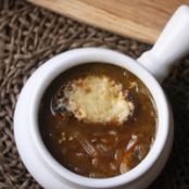French Onion Soup with Whole-Grain Cheese Toast