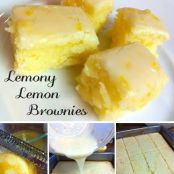 Lemony Lemon Brownies   NOT TESTED