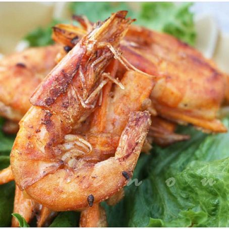 Banh Tom (Sweet Potato Shrimp Fritters)(We had this in Hanoi at the Lake)