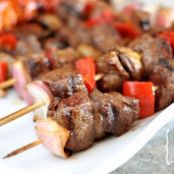 Grilled Steak and Veggie Kebabs