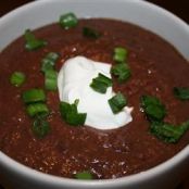 Black Bean and Salsa Soup