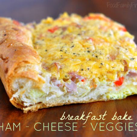 Breakfast (Weekend Breakfast Bake with Ham, Egg, Cheese & Veggies)