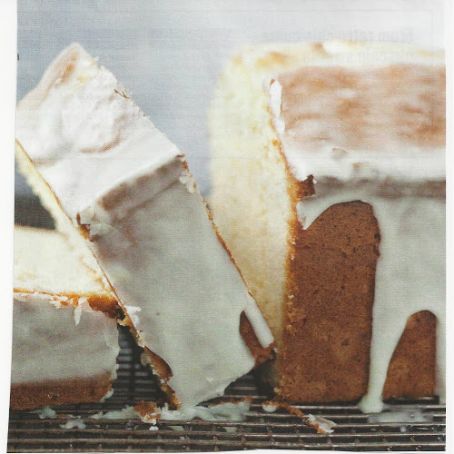 Cream Cheese Pound Cake with Citrus Glaze