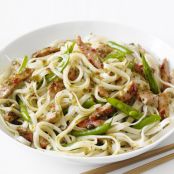 Thai pork and noodles