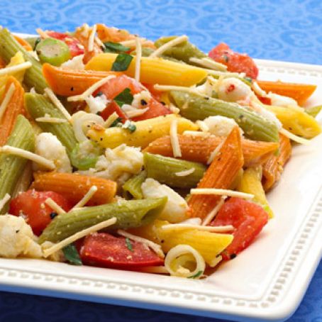 Crab Caesar Pasta Salad