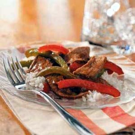 Beef Pepper Steak Gingered