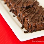 Dark chocolate brownies