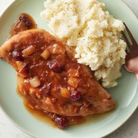 Slow-Cooker Cranberry Glazed Chicken
