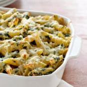 Four-Cheese Pasta Florentine