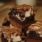 Oreo Cream Cheese Swirl Brownies