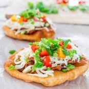 Steak Fry Bread Tacos