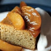 BROWN SUGAR SPICE CAKE w/APPLES