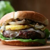 Grilled Pineapple Hawaiian Burgers