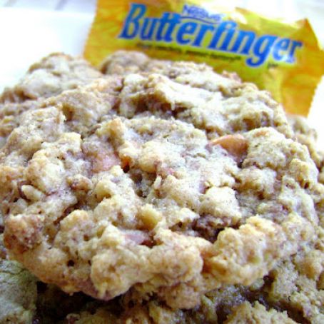 Crispy Butterfinger Cookies
