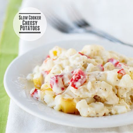 Slow Cooker Cheesy Potatoes