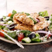 Greek Chicken SIZZLING SALADS for Two