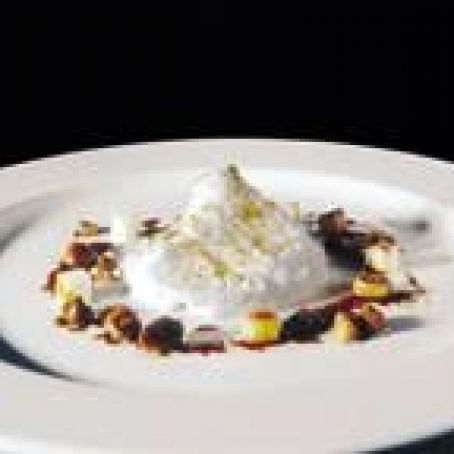 Textured Coconut with Fairy-Ring Mushrooms