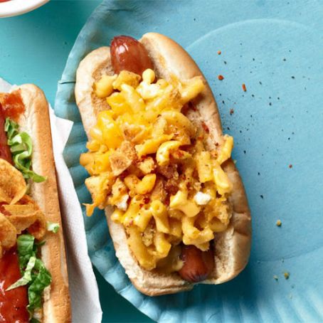 Mac and Cheese Dogs