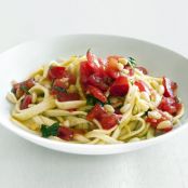 Meals (Zucchini Fettuccine with Tomato Sauce)