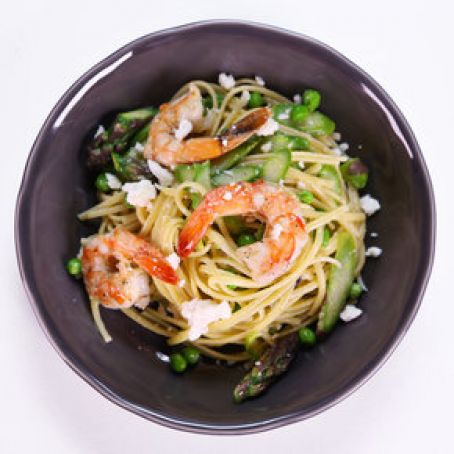 Michael Symon's Shrimp and Spring Vegetable Pasta