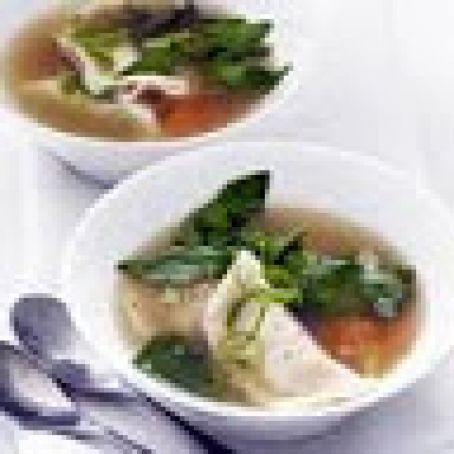Chinese Dumpling Soup