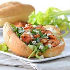 Buffalo Shrimp Sandwiches
