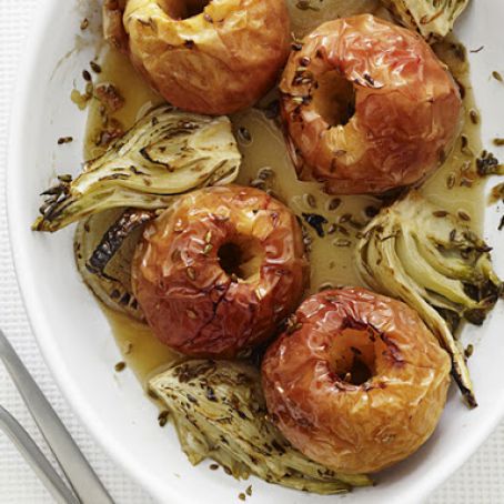 Baked Apples with Fennel