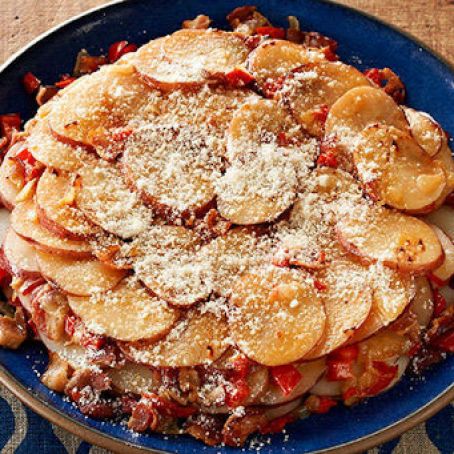 Skillet Parmesan Potatoes