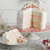 Layered Peppermint Cheesecake