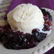 Berry Cobbler - crock pot style