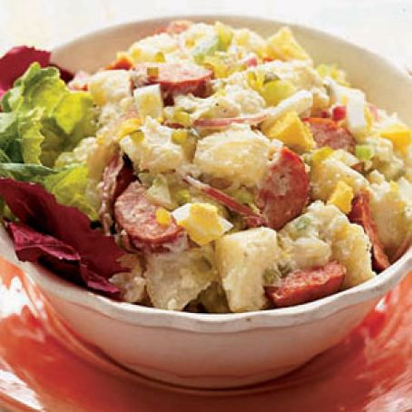 POTATO, KIELBASA AND GRUYERE SALAD