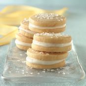 Lemon Clove Cookie Sandwiches